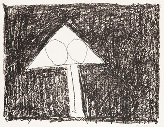 Robert Motherwell Lithograph Pencil Signed & Numb: ARTIST - Robert Motherwell TITLE - Madrid