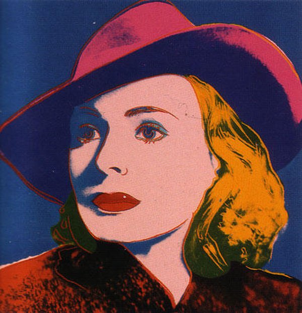 Andy Warhol Ingrid Bergman Pencil Signed & Number
