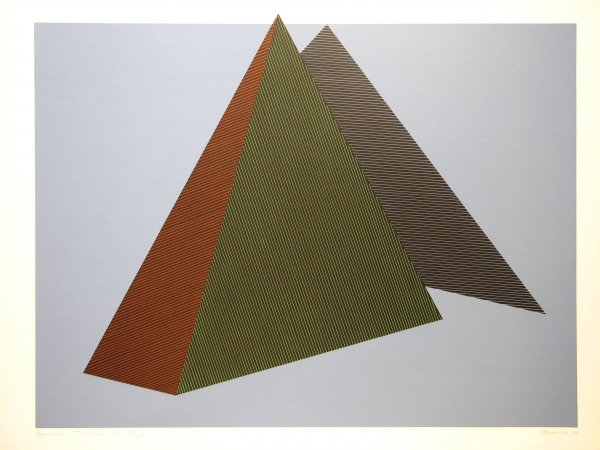 Jean Marie Haessle Lithograph Pencil Signed & Num: ARTIST - Jean Marie Haessle TITLE - Bermuda Triangle