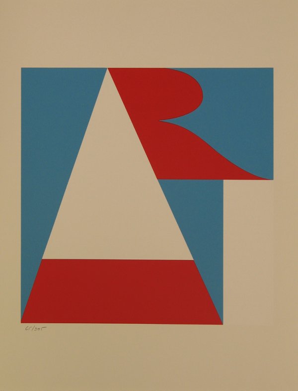 Robert Indiana Silkscreen ART: ARTIST - Robert Indiana TITLE - ART
