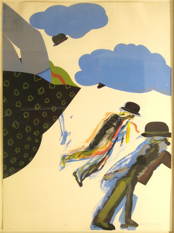 Allen Jones 1964 Lithograph Pencil Signed & Numbe: ARTIST - Allen Jones TITLE - From Concerning Marriages