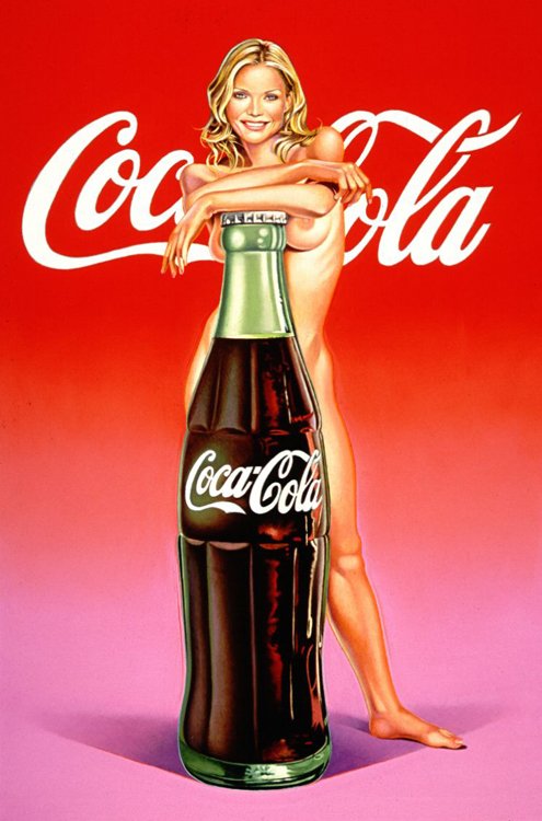 Mel Ramos Lola Cola Pencil Signed & Numbered: ARTIST - Mel Ramos TITLE - Lola Cola DATE -