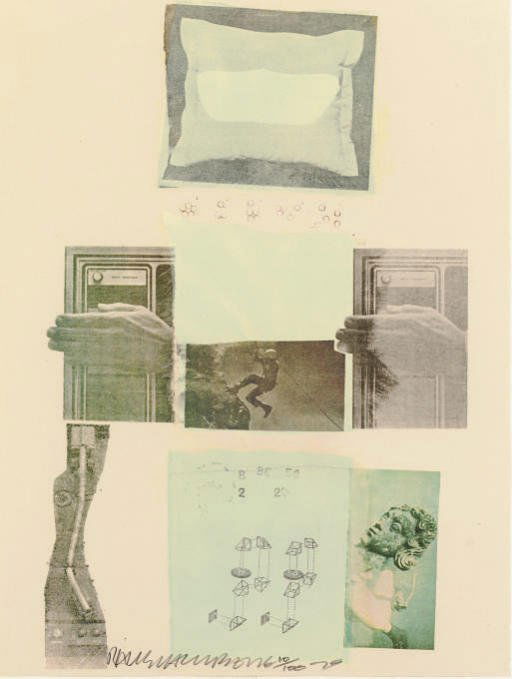 Robert Rauschenberg Solvent Transfer & Collage Si: ARTIST - Robert Rauschenberg TITLE - Two reasons birds sing