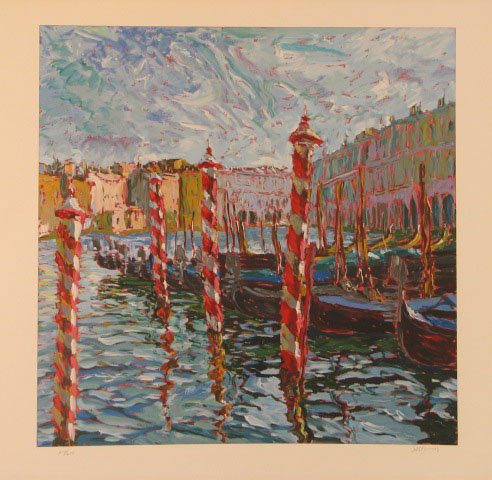 Marco Sassone Pencil Signed & Numbered: ARTIST - Mark Sassone TITLE - Bricole Rosse