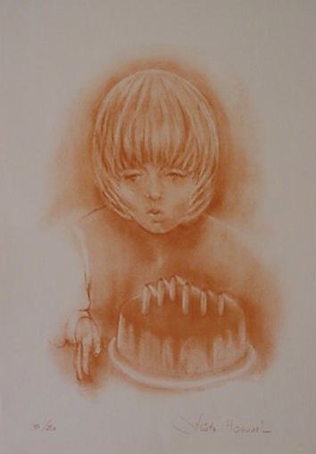 Fliette Honnart Pencil Signed & Numbered