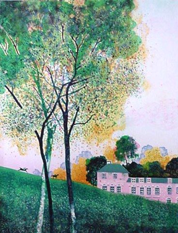 Andre Brasilier Style Horses Signed & Numbered: ARTIST: Riveria TITLE: Return Au Chateau II MEDIUM: Lithograph