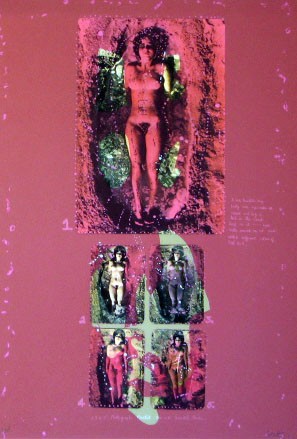 Colette (Rauschenberg, Sherman Style) Signed & Nu: ARTIST - Colette TITLE - Pink Kool Aid