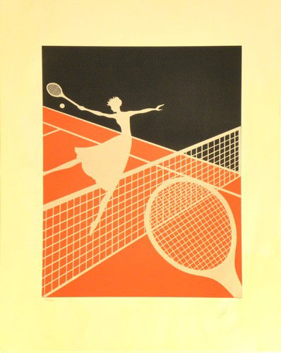 Erte Serigraph Pencil Signed & Numbered: ARTIST - Erte TITLE - Love MEDIU