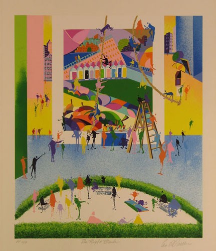 Leo Posillico Serigraph Pencil Signed & Numbered: ARTIST - Leo Posillico TITLE - Be Right Back