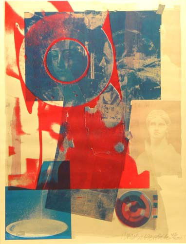 Robert Rauschenberg Lithograph Signed & Numbered: ARTIST - Robert Rauschenberg TITLE - Quarry