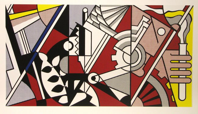 Roy Lichtenstein Peace Through Chemistry Lithogra: ARTIST - Roy Lichtenstein TITLE - Peace Through Chemistry, 1970