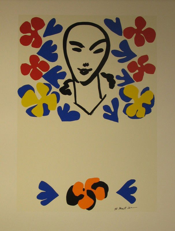 Henri Matisse Blue Nude Serigraph: ARTIST - Henri Matisse TITLE - Sculpture of Henri Matisse