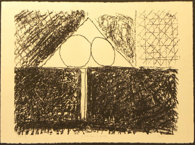 Robert Motherwell Lithograph Pencil Signed & Numb: ARTIST - Robert Motherwell TITLE - Madrid # 12