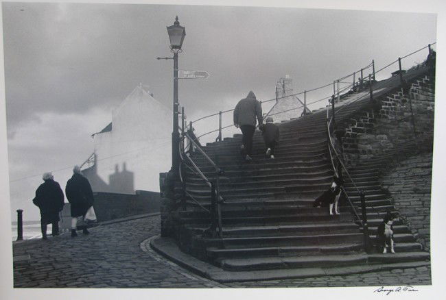 Geroge Tice Photograph Signed Edition of 20 piece: ARTIST - George Tice TITLE - Stairway to Whitby Abbey DATE - 1990