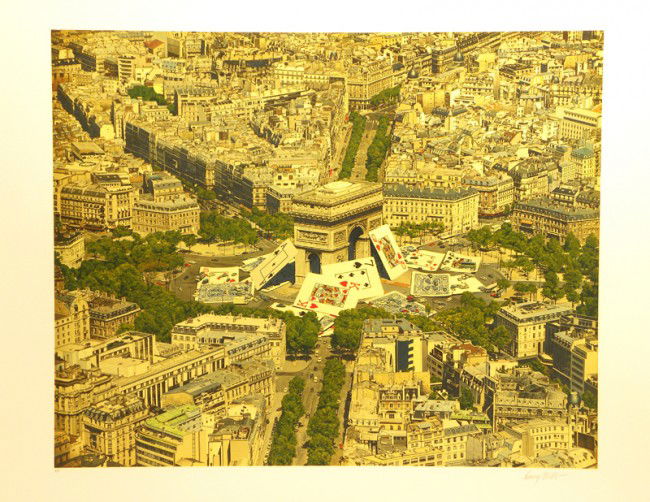 Doug Webb Lithograph Pencil Signed & Numbered: ARTIST - Doug Webb TITLE - Lost in the Shuffle