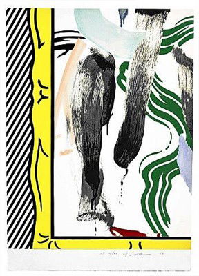 Roy Lichtenstein Lithograph Signed & Numbered: " ARTIST - Roy Lichtenstein TITLE - Against Apartheid MEDIUM - Lithograph DATE - 1983