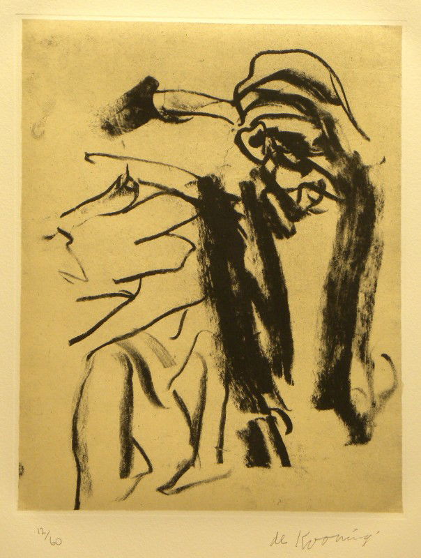 Willem De Kooning Etching Edition of 60 pieces: ARTIST - Willem De Kooning TITLE - Untitled