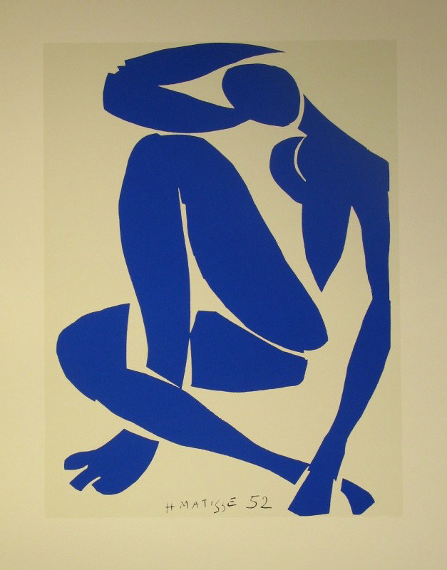 Henri Matisse Blue Nude Serigraph: ARTIST - Henri Matisse TITLE - Blue Nude IV
