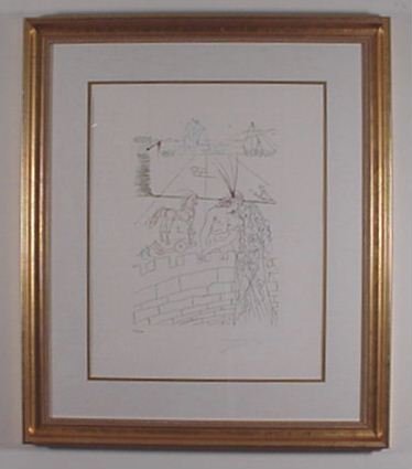 Dali "Famous Lovers" Helen of Troy Signed & Numbe