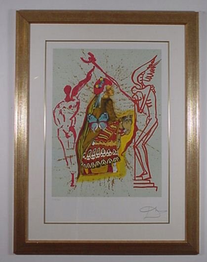 Dali Litho Pilgrim's Journey Hand Signed & Number