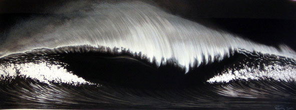 Robert Longo Pencil Signed & Numbered: ARTIST: Robert Longo TITLE: Wave DATE: 2003 MEDIUM: Lithograph on Somerset Textured Rag Paper SIGNED: Pencil Signed - Lower Right NUMBERED: Pencil Numbered from an edition of 108 pieces - Lower Left D
