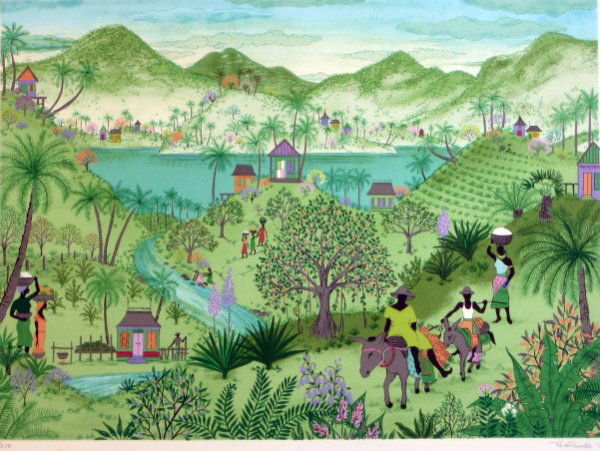 Jack Hofflander Lithograph Pencil Signed & Number: ARTIST: Jack Hofflander TITLE: Donkey Ride DATE: 1980 MEDIUM: Lithograph SIGNED: Pencil Signed - Bottom Right NUMBERED: Pencil Numbered from an edition of 250 piece - bottom left DIMENSIONS: 33 X 26 i