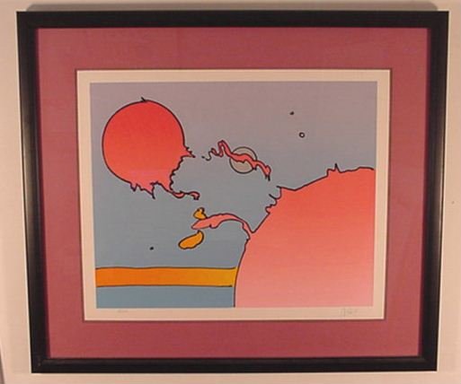 Peter Max Lithograph Pencil Signed & Numbered