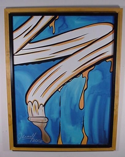 John "Crash" Matos Hommage to Lichtenstein on Can