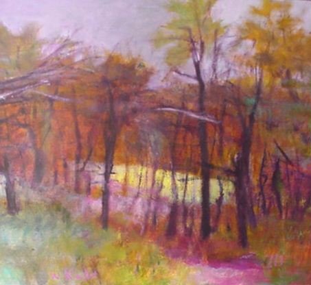 Wolf Kahn Large Oil On Canvas: ARTIST: Wolf Kahn TITLE: Untitled MEDIUM: Oil On Canvas SIGNED: Signed - bottom left DATED: DIMENSIONS: 27 X 31 in. CONDITION: Excellent Condition PROVENANCE: Piece purcha