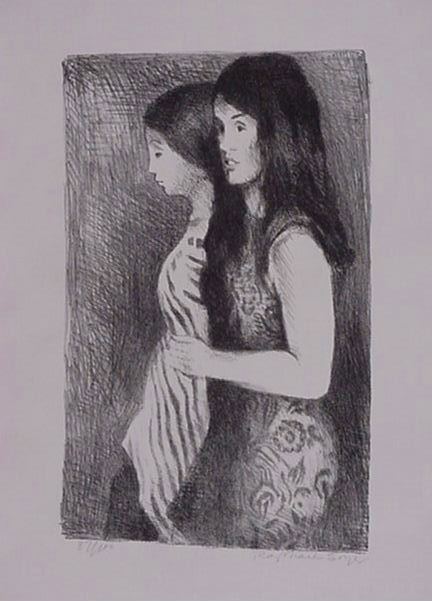 Raphael Soyer Pencil Signed & Numbered
