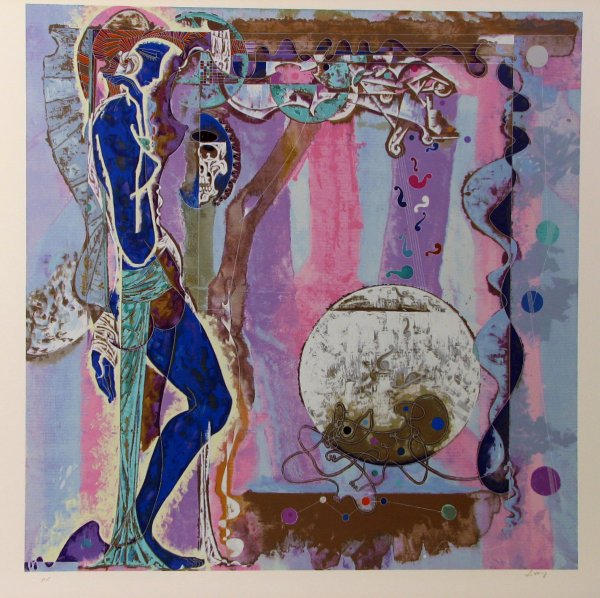 Lu Hong Serigraph Pencil Signed & Numbered