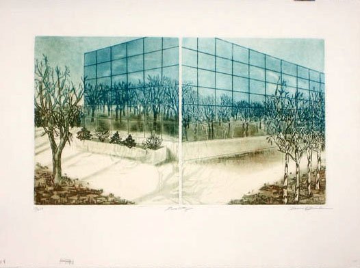 Diane Birnbaum Etching Aquatint Pencil Signed & N