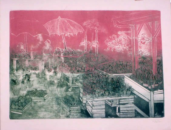 Robert Sair Etching Aquatint Pencil Signed & Numb