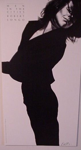 Robert Longo "Men In Cities" Ink Signed: ARTIST: Robert Longo TITLE: Gretchen MEDIUM: Lithographic Poster SIGNED:Signed in Ink - bottom right DATED: 1991 DIMENSIONS: 39 X 20 in. CONDITION: Excellent Condition