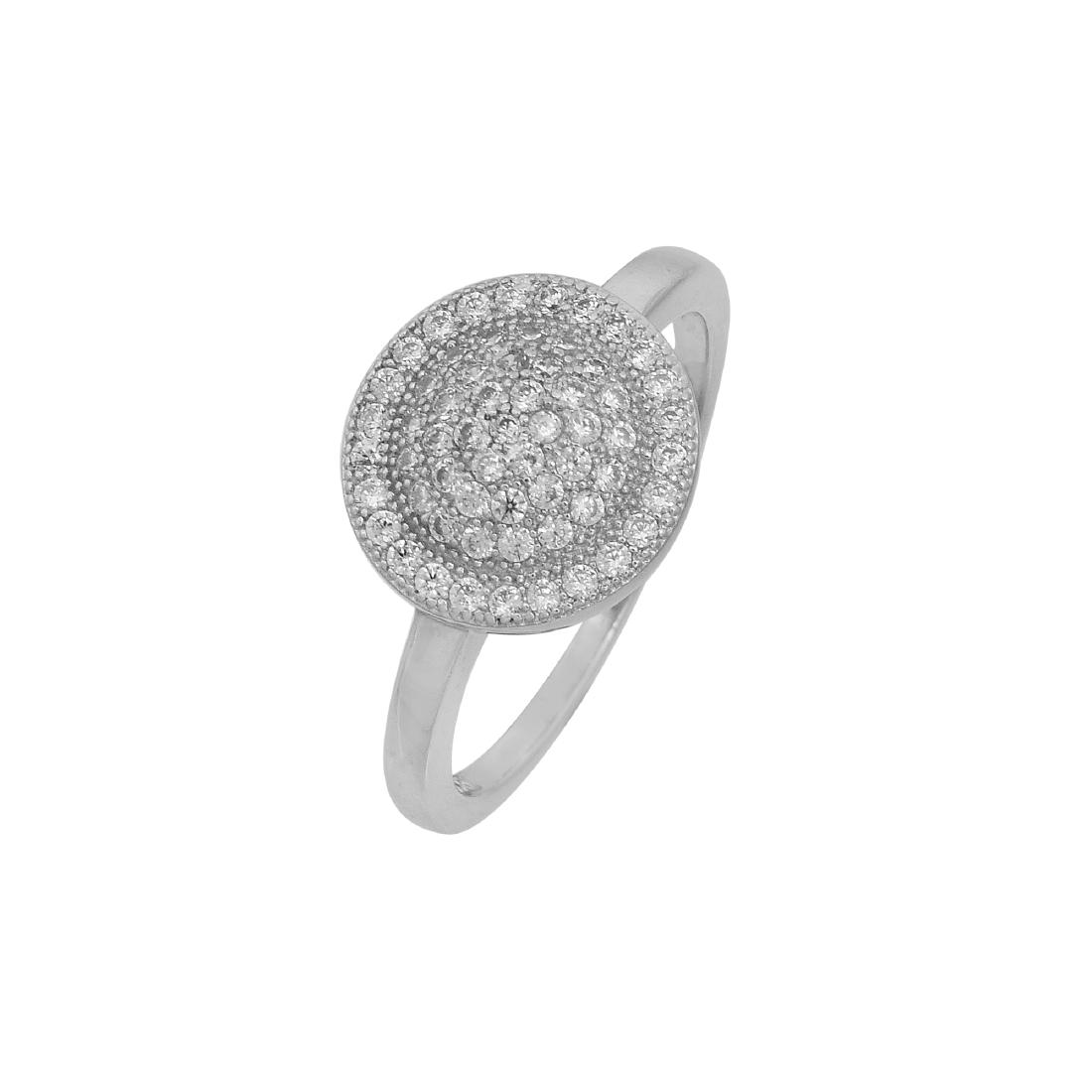 925 STERLING SILVER RING WITH SIMULATED DIAMONDS: AMAING 925 STERLING SILVER RING WITH SIMULATED DIAMONDS. RING SIZE:7 GROSS WT: 2.82GRM