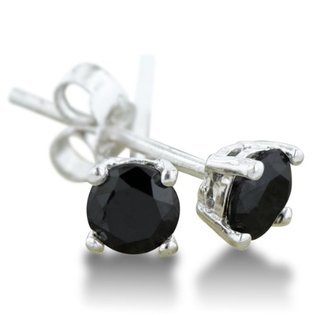 Astonishing 1CT Black Diamond in 0.925 Stud Earring: Information rnProduct Code: ER-W2_1.0_925W_W_DL rnMetal:0.925 STERLING SILVER W/ PLATINUM Product Type: Earrings Metal Weight: 0.42g Stone Detail: Stone Type: Black Diamond Quan