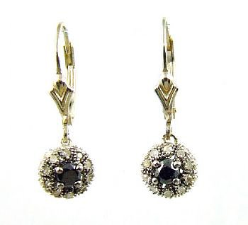 0.25ct Black Diamond Dangle Earrings Sterling Silver: Information Product Code: GL-0029949 Product Type: Dangle, Drop and Chandelier Earrings Metal Type: Sterling Silver Stones: Black Diamond 0.25 ct. Gram Weight: 2.5 g Color Estimate: G-H Predominate Cu