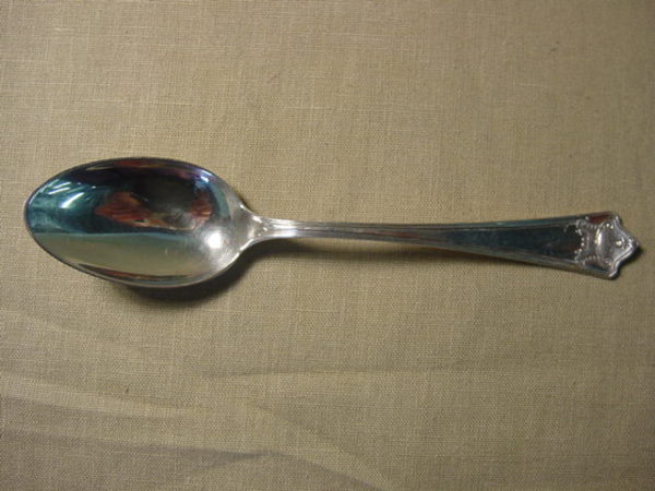 Whiting Pompeian sterling coffee / teaspoon, 1913