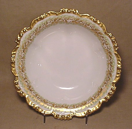 Limoges gold-trim bowl