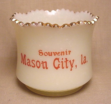 Custard Souvenir cup from Mason City Iowa