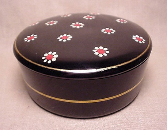 Small black amethyst dresser jar