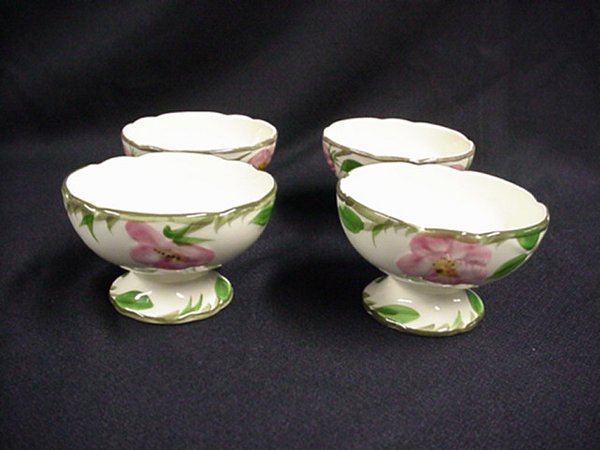 Franciscan Desert Rose set of four sherbets