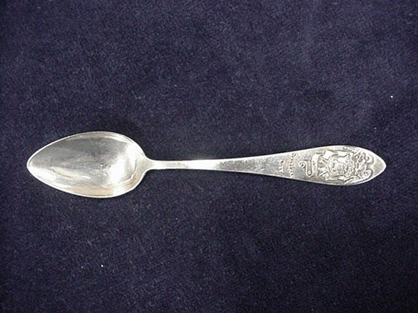 Sterling salt lake city Utah souvenir spoon Indus