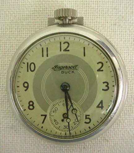 Ingersoll buck pocket watch sale