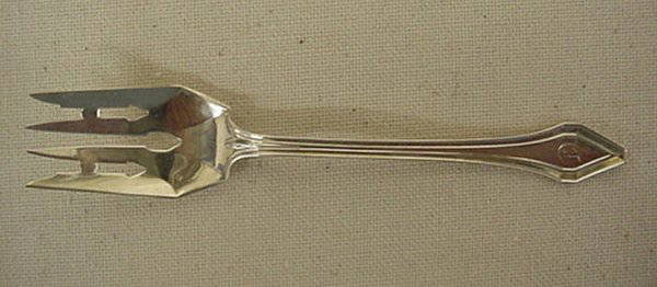 4046: Gorham Clermont 1915 set 12 sterling pastry forks