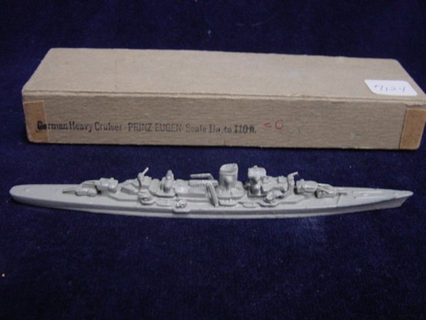 Prinz Eugen scale model lead German heavy cruiser