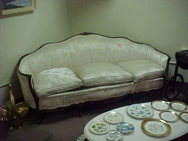Antique couch and chair - 7