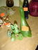 521: Collection of green stone carved birds