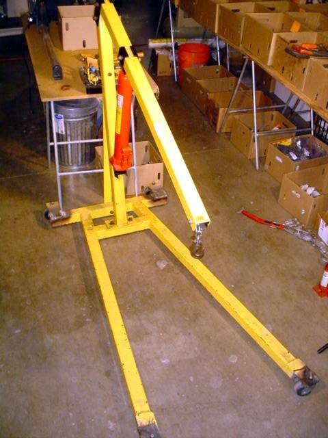 American Forge & Foundry hydraulic ram ja: American Forge & Foundry, Hydraulic Long Ram Jack, 3 ton capacity, Model LRC3A, Condition: Very Good, Weight: 300+ Freight, 72x36x55 inches