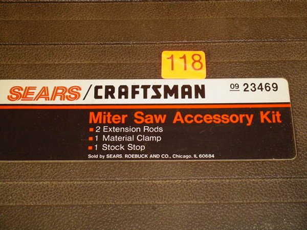 Sears Craftsman Miter saw accessory kit - 2